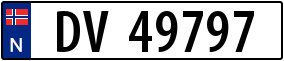 Truck License Plate